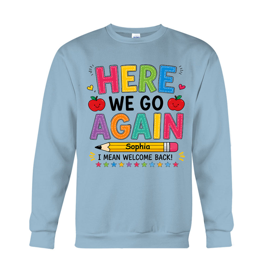 Back To School, Teacher Gift Idea - Personalized Teacher T-shirt And Hoodie