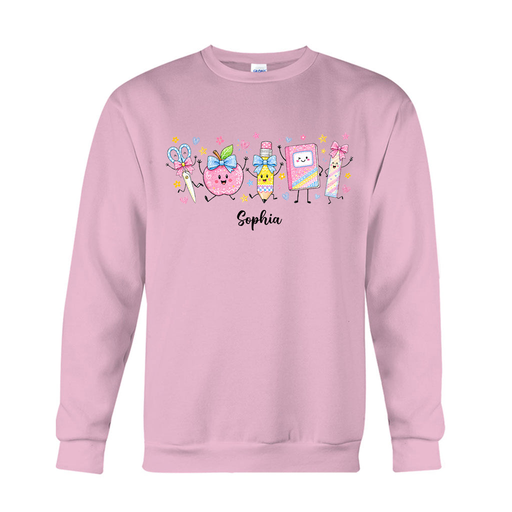 Back To School, Teacher Gift Idea - Personalized Teacher T-shirt And Hoodie