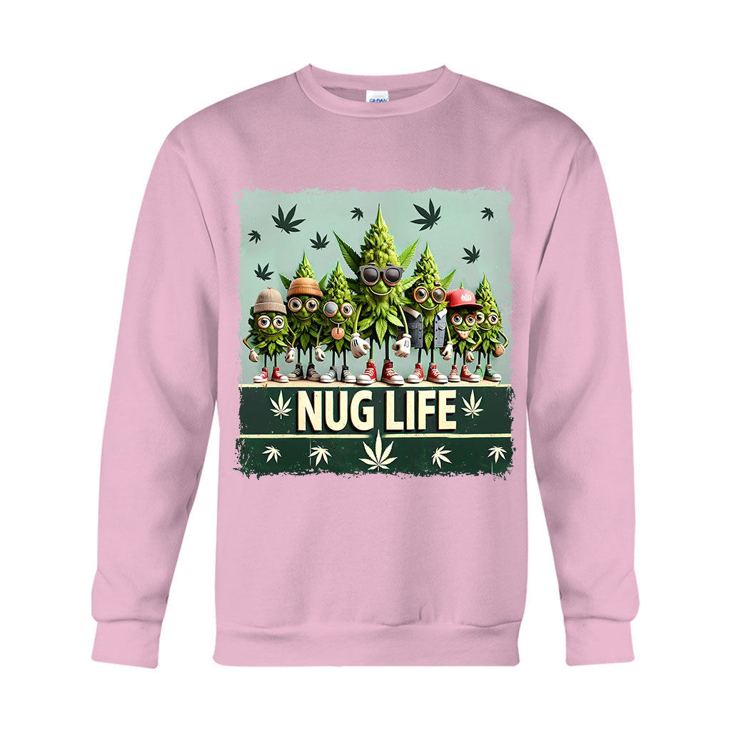 Nug Life - Weed T-shirt And Hoodie