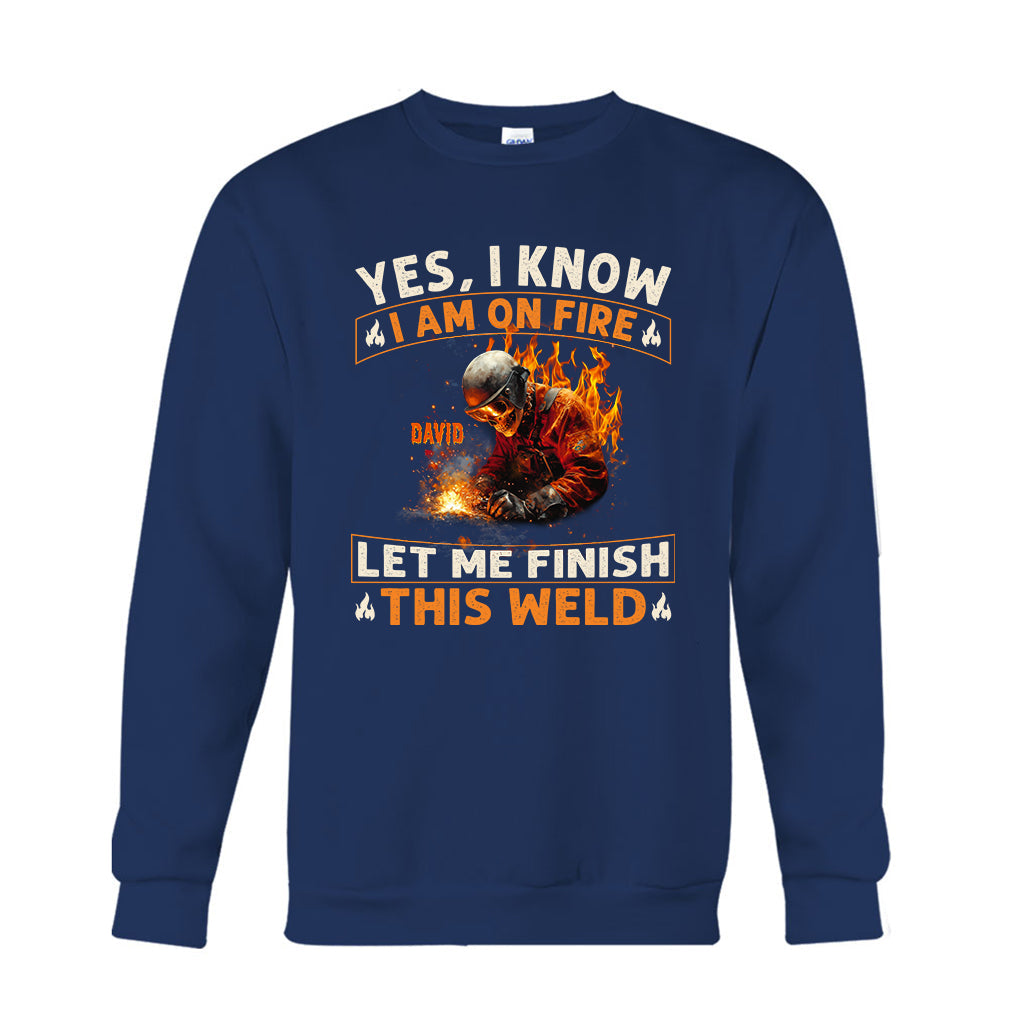 Gift For Welder Man - Personalized Welder T-shirt And Hoodie