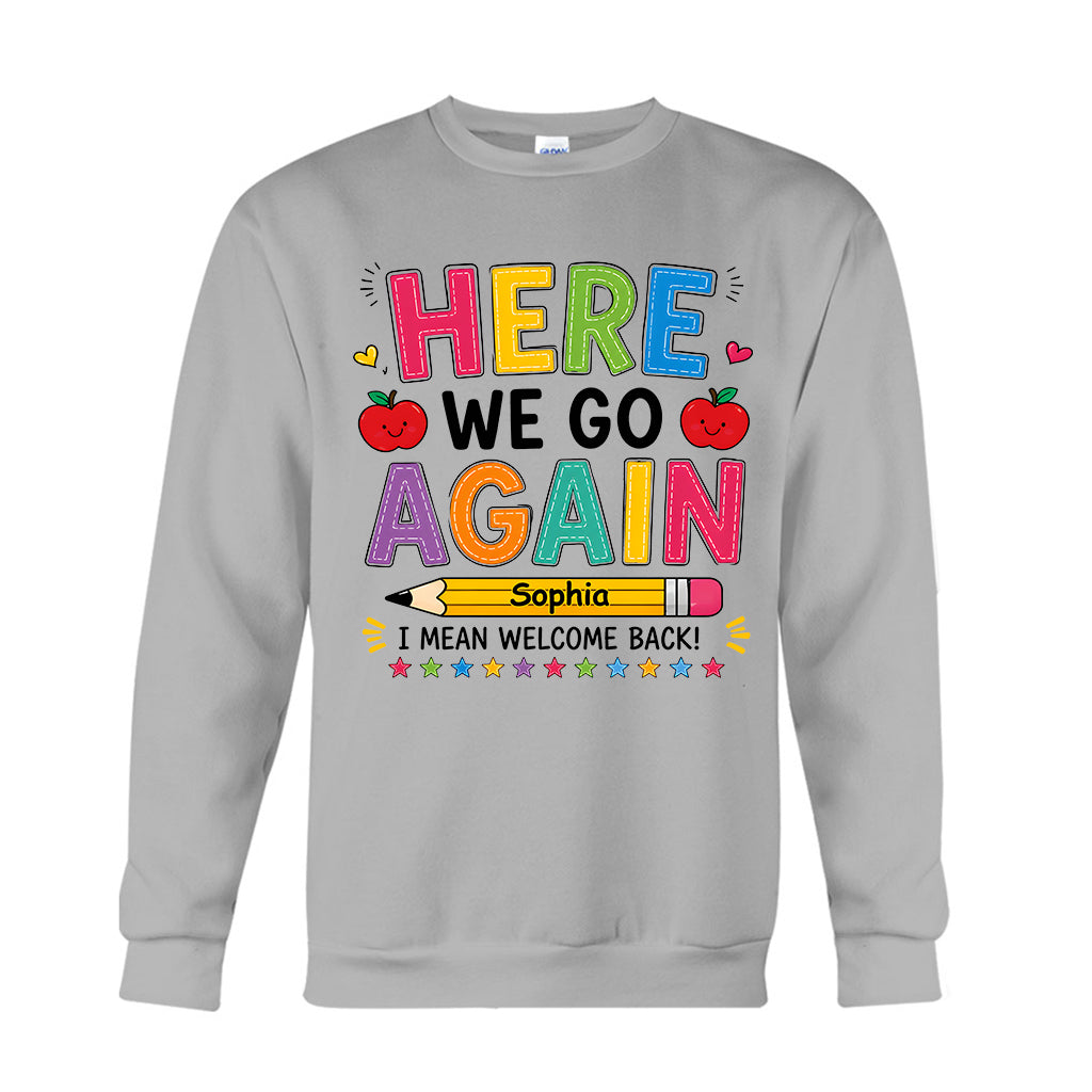 Back To School, Teacher Gift Idea - Personalized Teacher T-shirt And Hoodie