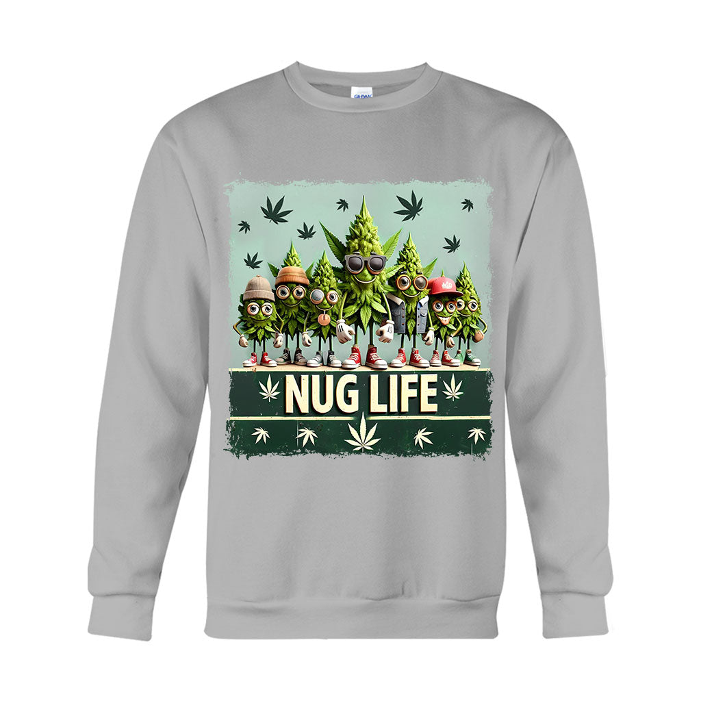 Nug Life - Weed T-shirt And Hoodie