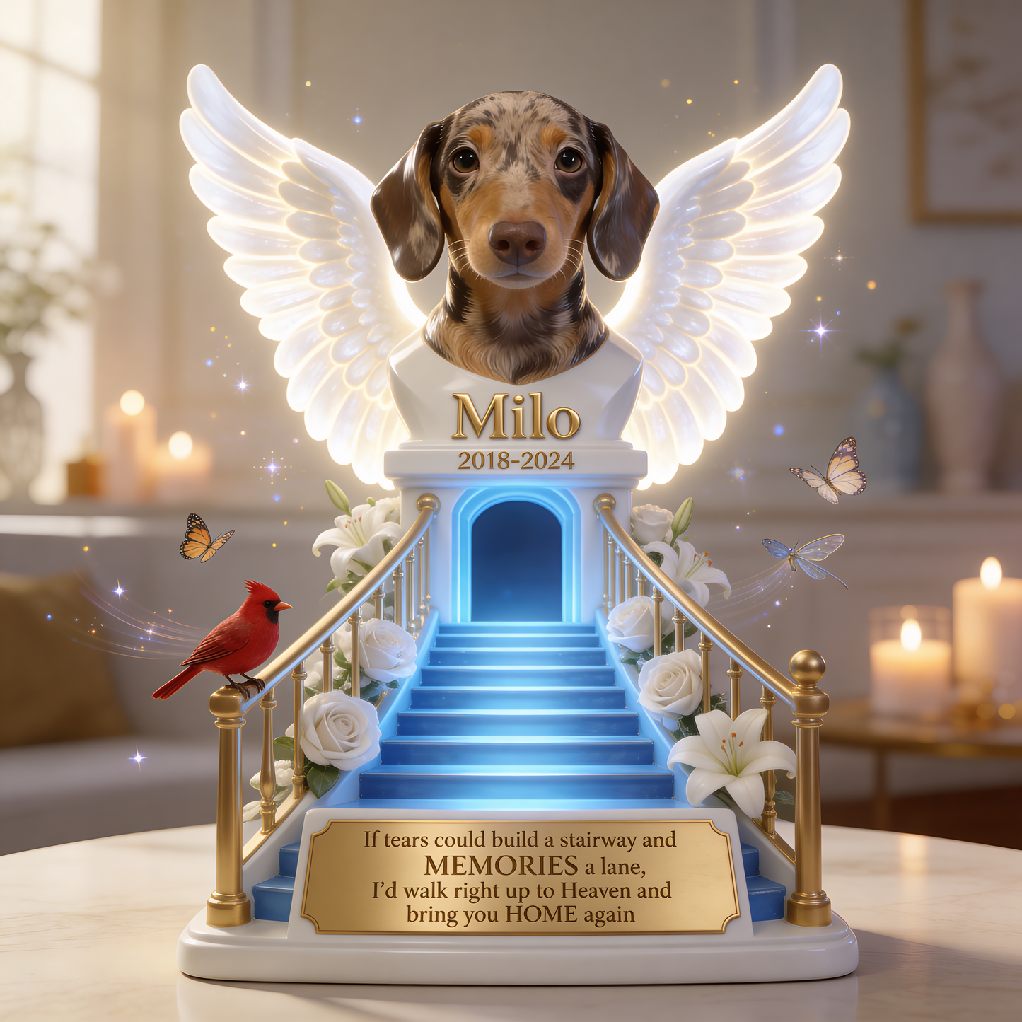 Memorial Gift - Personalized Memorial Custom Shaped Acrylic Plaque