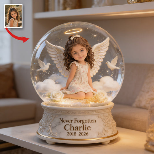 Personalized Memorial Latina Little Girl Custom Shaped Acrylic Plaque Sympathy Gift