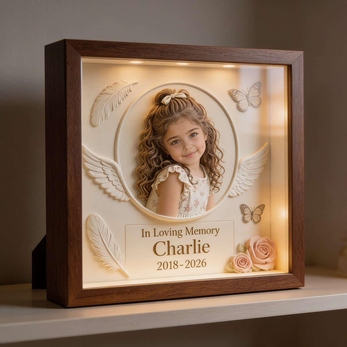 Personalized In Loving Memory Latina Little Girl Custom Acrylic Memorial Plaque