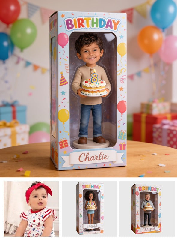 Personalized 8th Birthday Latino Little Boy Acrylic Display Box, Son Grandson Nephew Gift