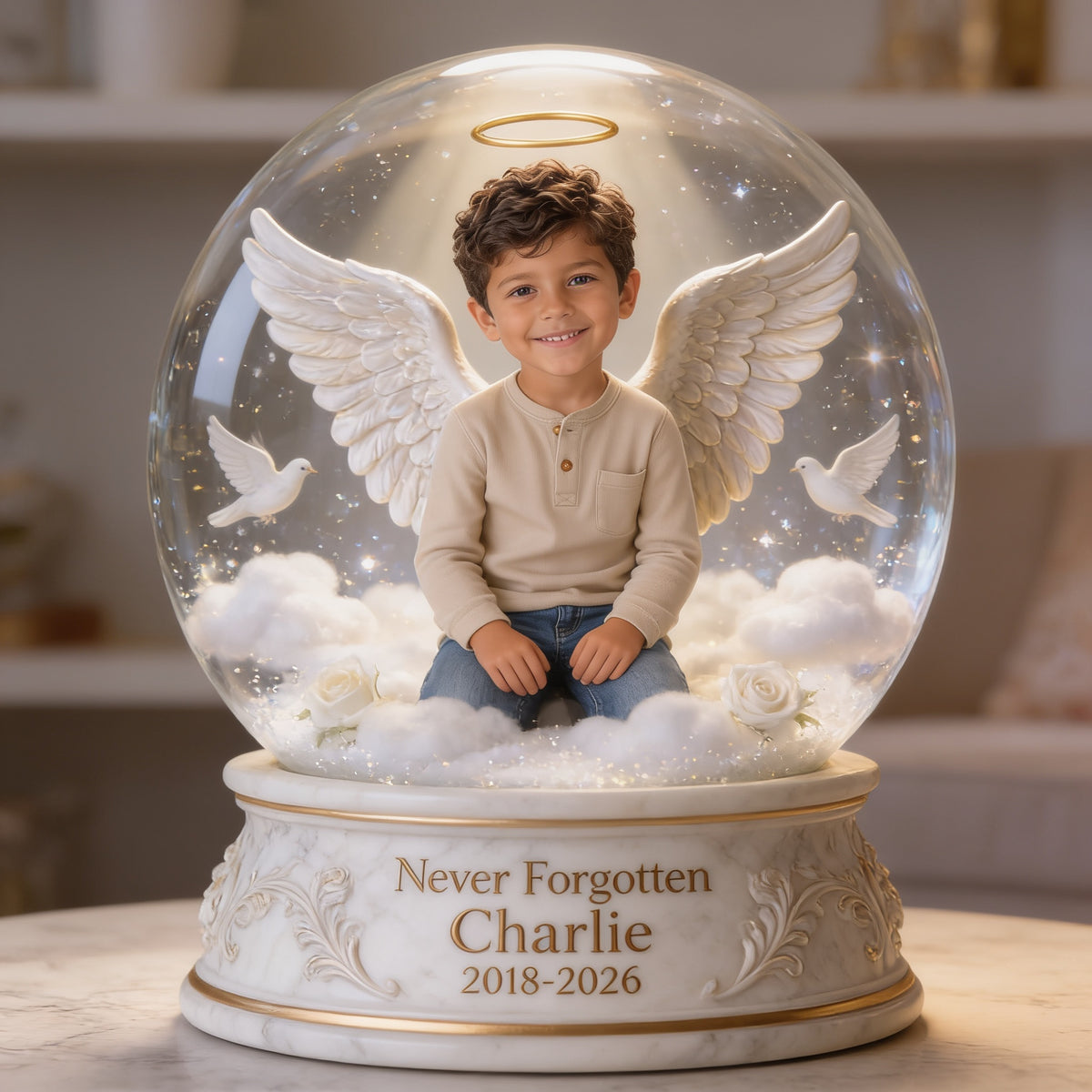 Personalized Memorial Latino Little Boy Custom Acrylic Plaque Sympathy Gift