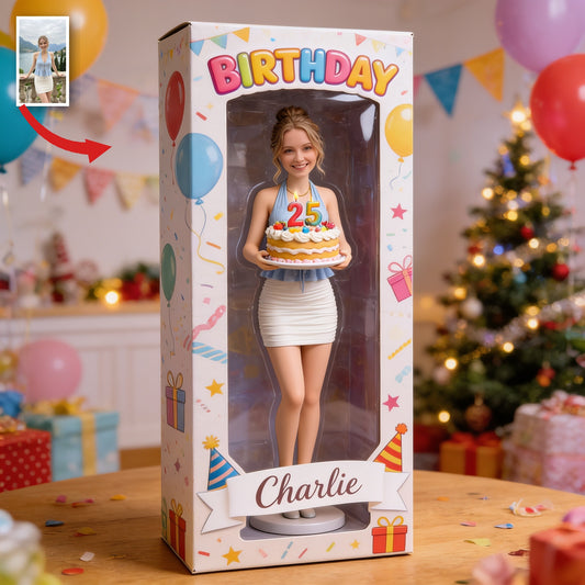 Personalized 25th Birthday Woman Acrylic Display Box Keepsake Gift