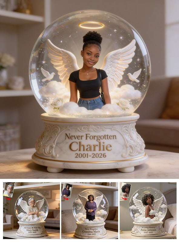 Personalized Black Woman Memorial Acrylic Plaque Sympathy Gift