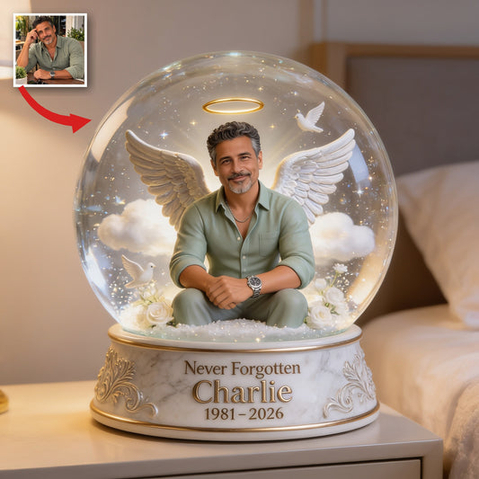 Personalized Memorial Middle-Aged Latino Man Acrylic Plaque Sympathy Gift for Dad Husband