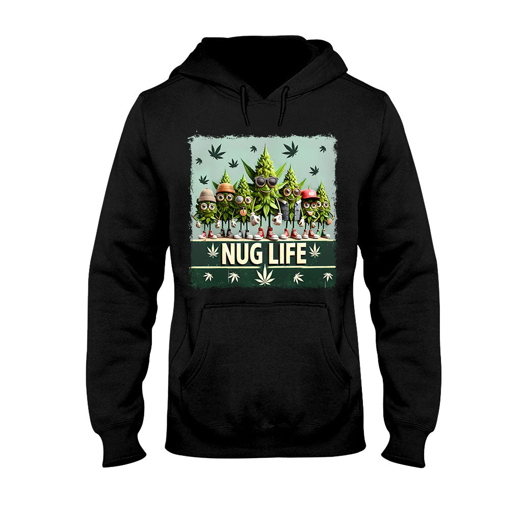 Nug Life - Weed T-shirt And Hoodie