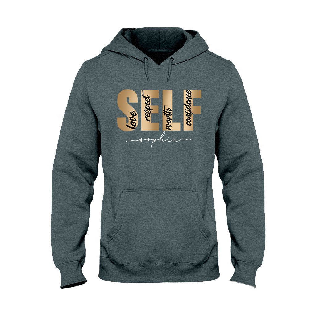 Self Confidence - Personalized African American T-shirt And Hoodie