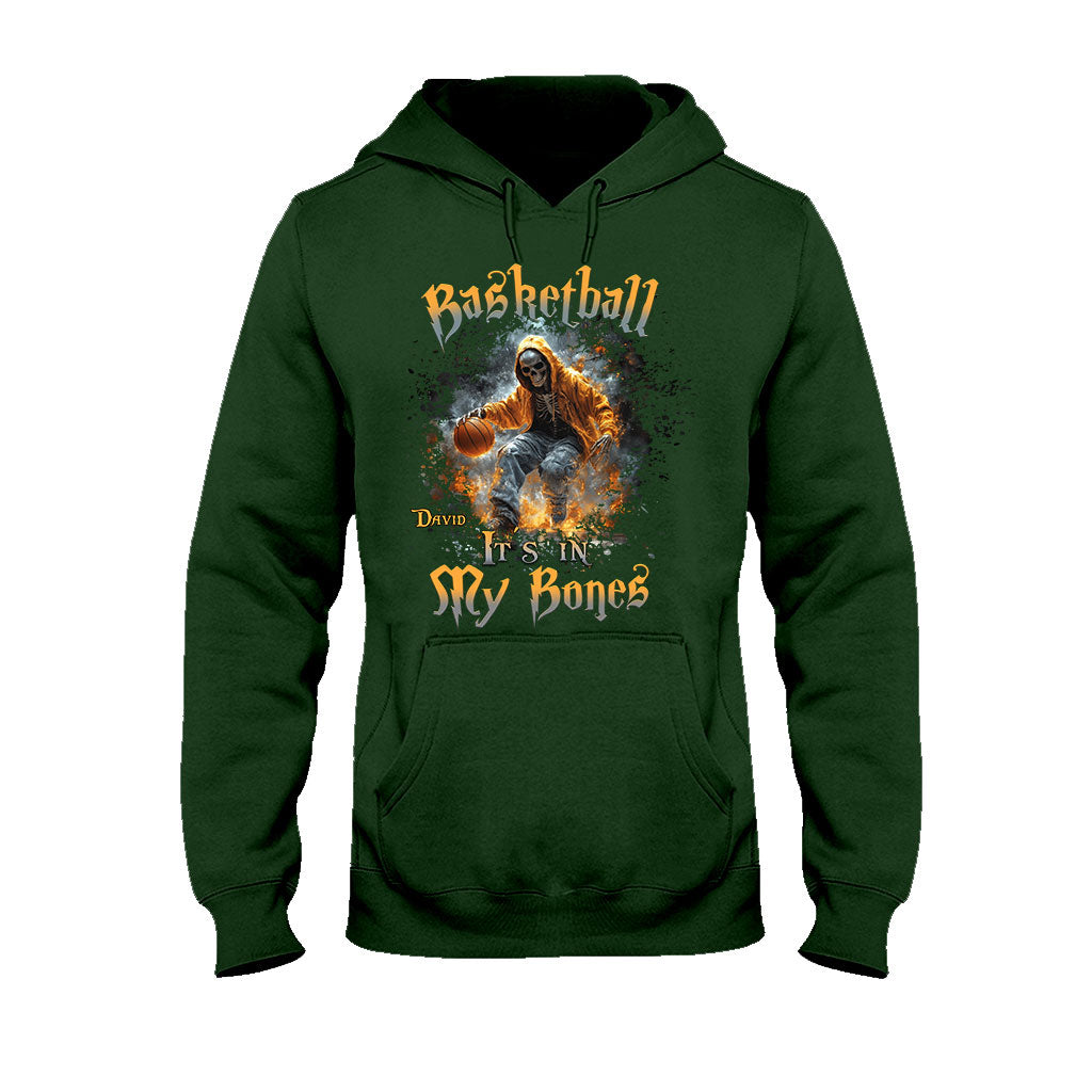 Basketball Is In My Bones - Personalized Basketball T-shirt And Hoodie