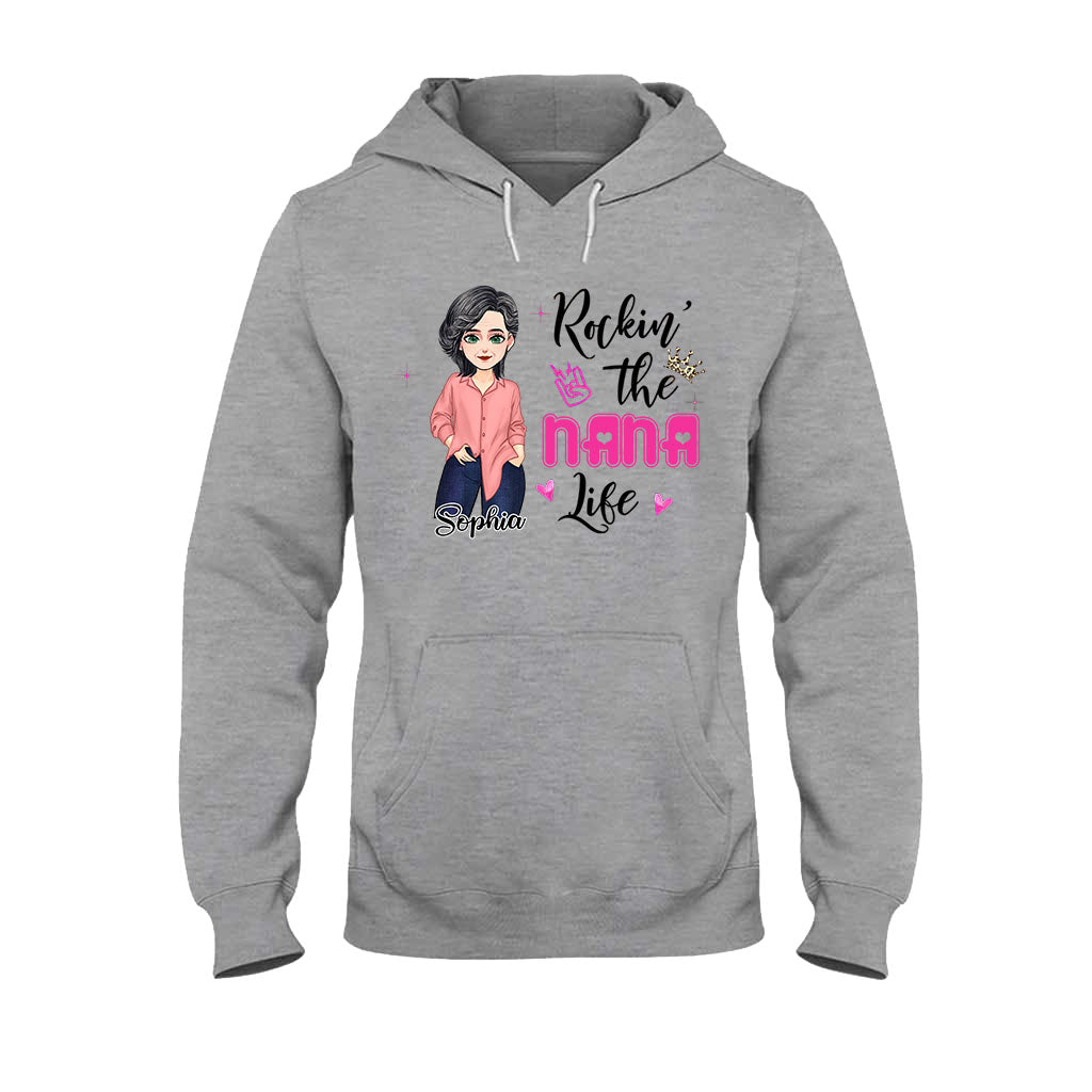 Rockin' The Nana Life - Gift for grandma, mom - Personalized T-shirt And Hoodie