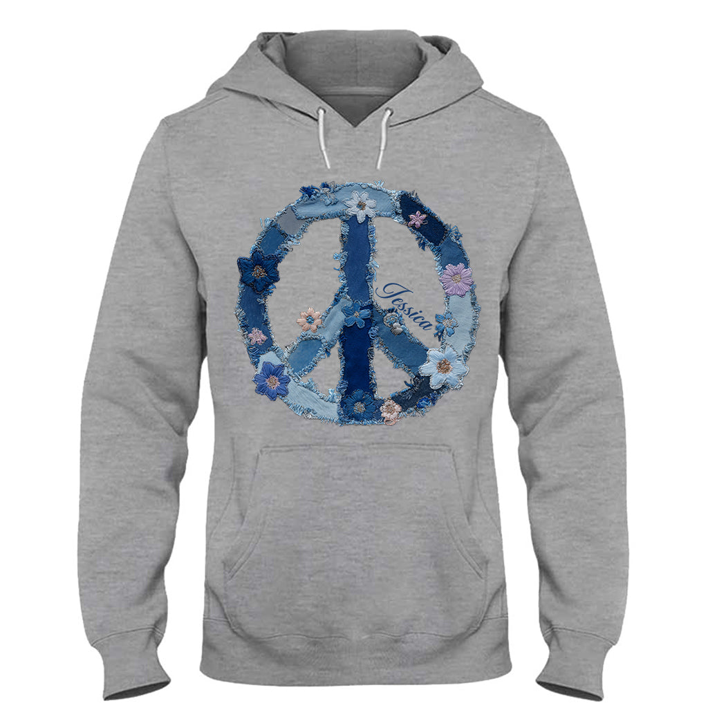 Hippie Soul - Personalized Hippie T-shirt And Hoodie