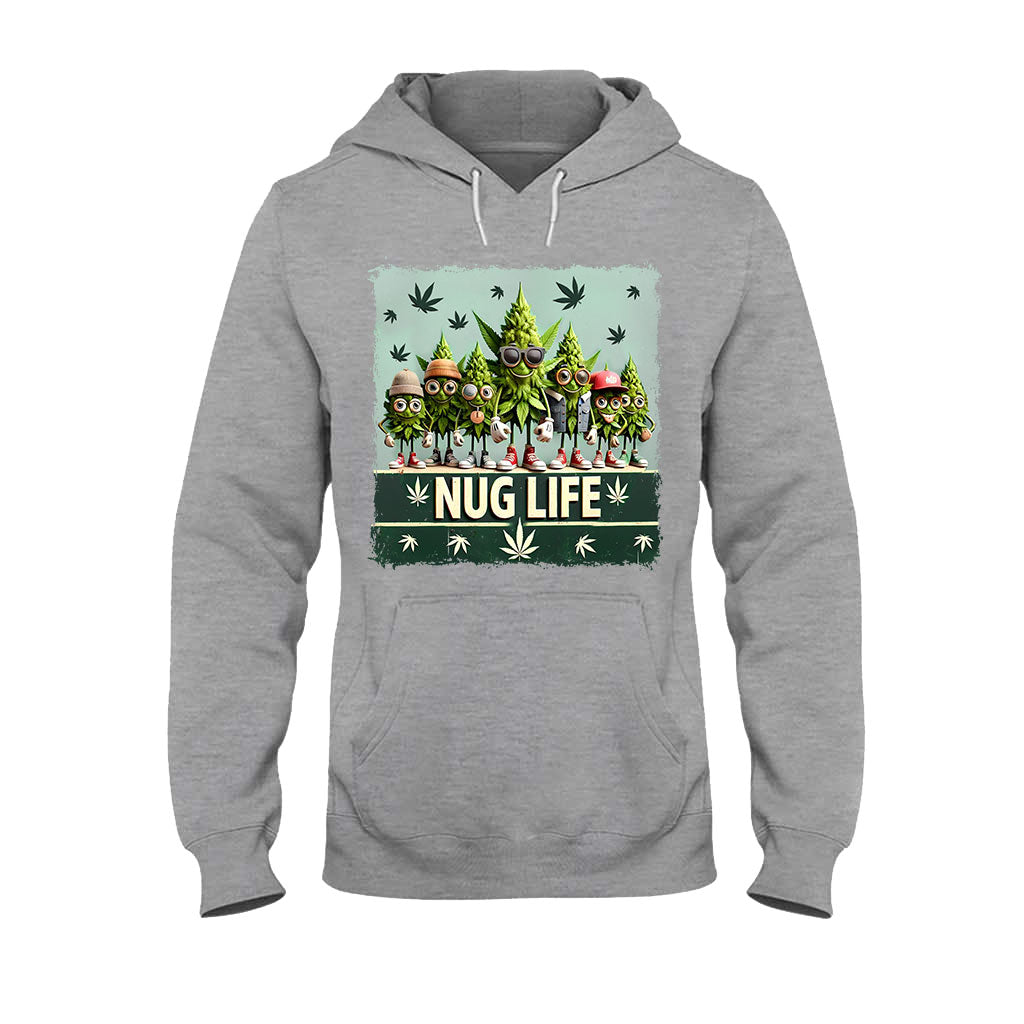 Nug Life - Weed T-shirt And Hoodie