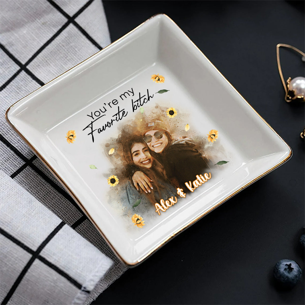 You’re My Favorite - Personalized Bestie Jewelry Dish