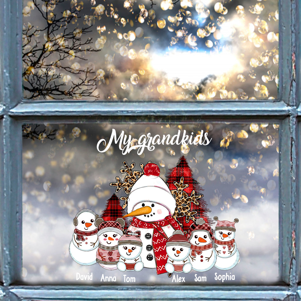 Our Christmas - Personalized Grandma Decal Full