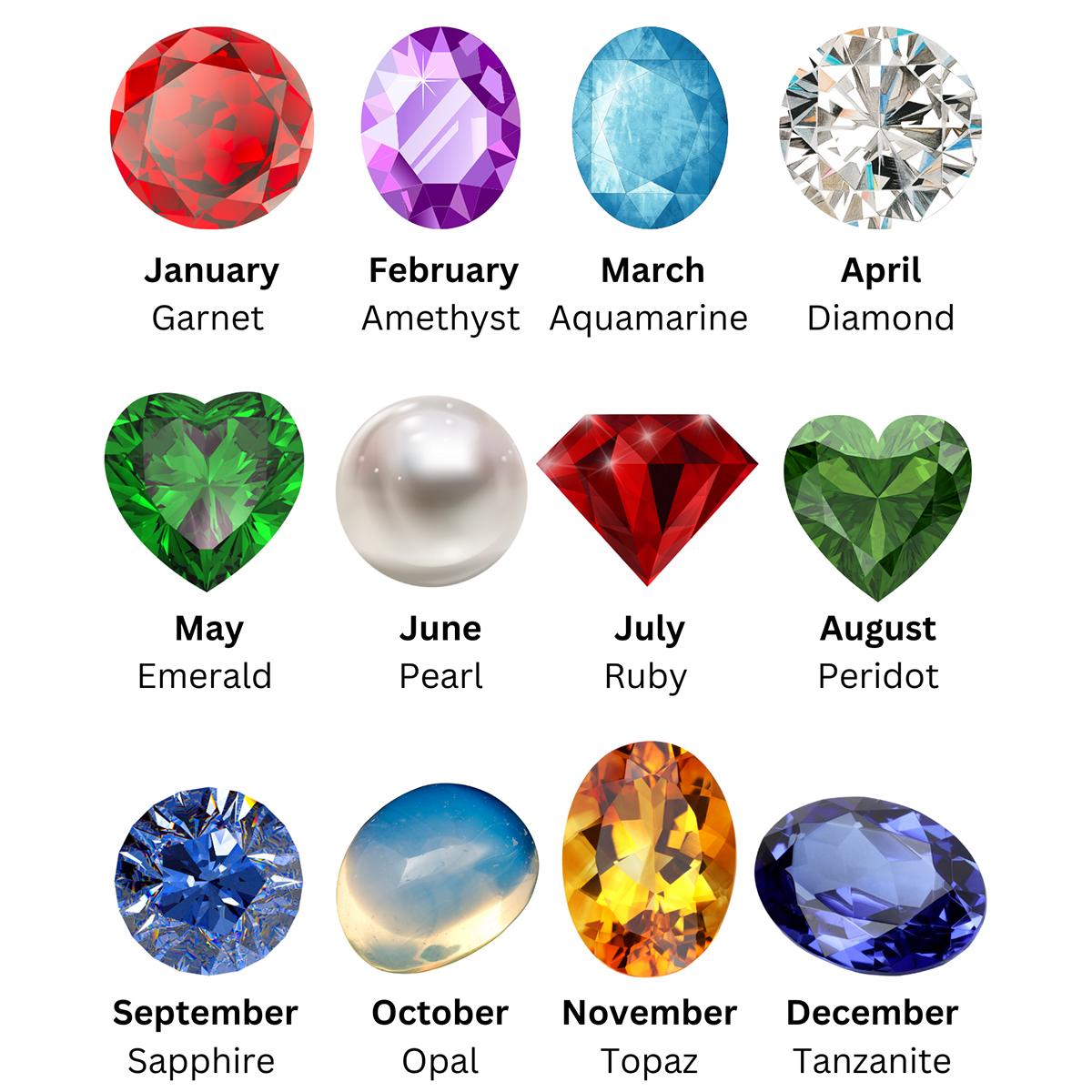 Any Photo Birthstone Queen - Personalized Birth Stone Custom Shaped Acrylic Plaque