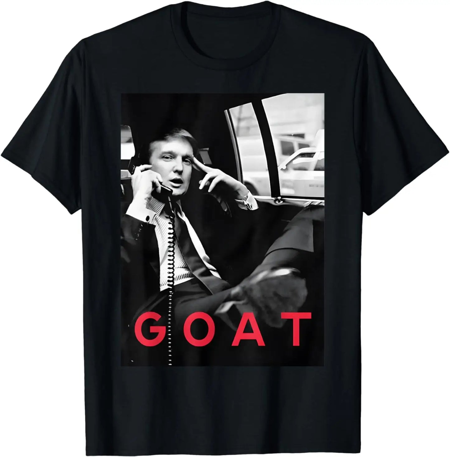 Goat Vote Trump 2024 Funny Support Republican Pro America T-Shirt Graphic T Shirts Men Clothing Streetwear T-shirt & Hoodie