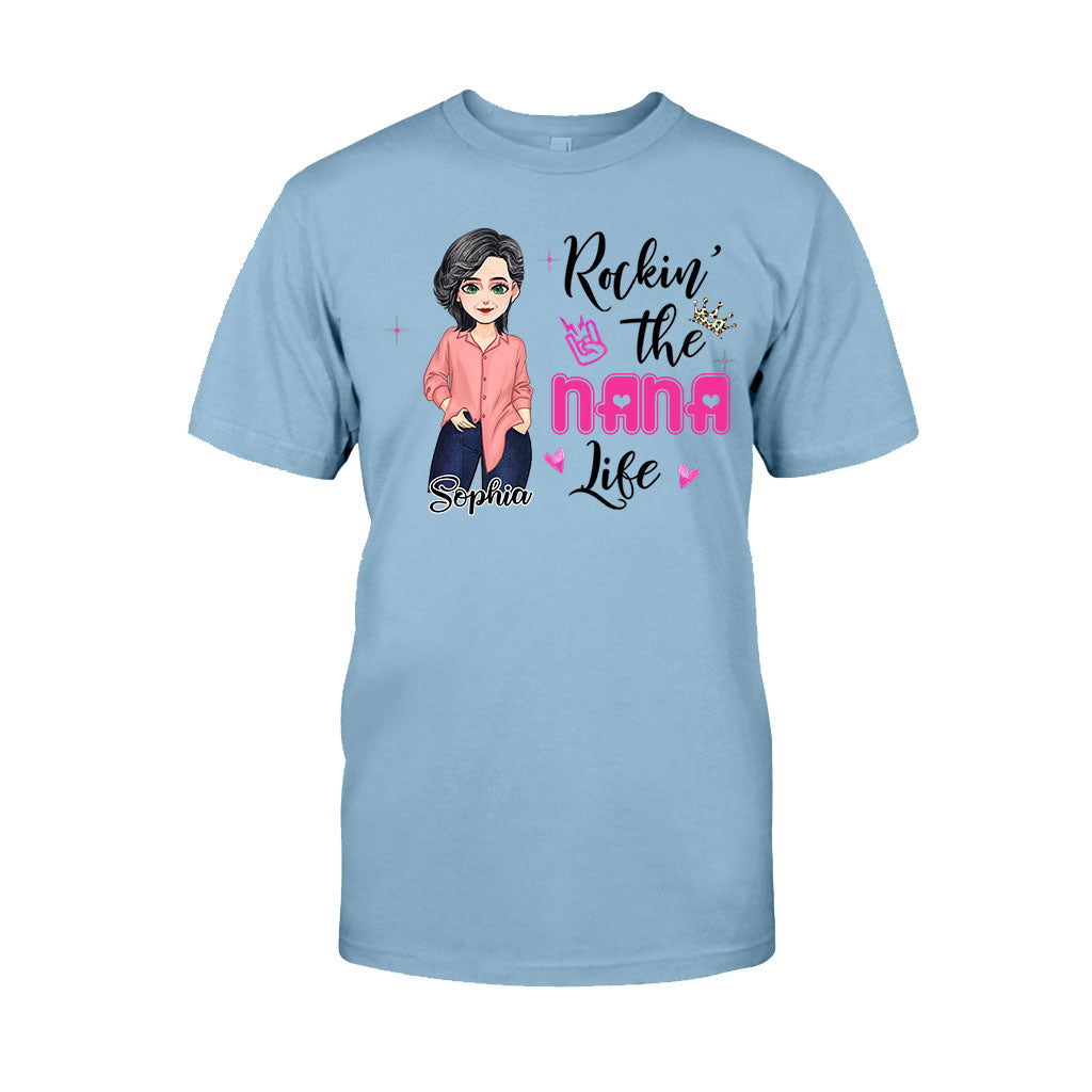 Rockin' The Nana Life - Gift for grandma, mom - Personalized T-shirt And Hoodie