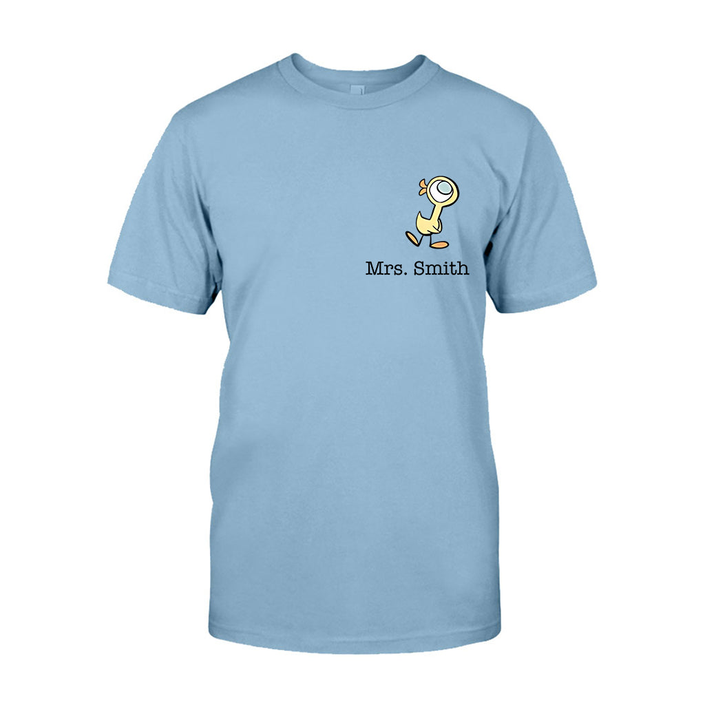 Back To School - Personalized Teacher T-shirt And Hoodie
