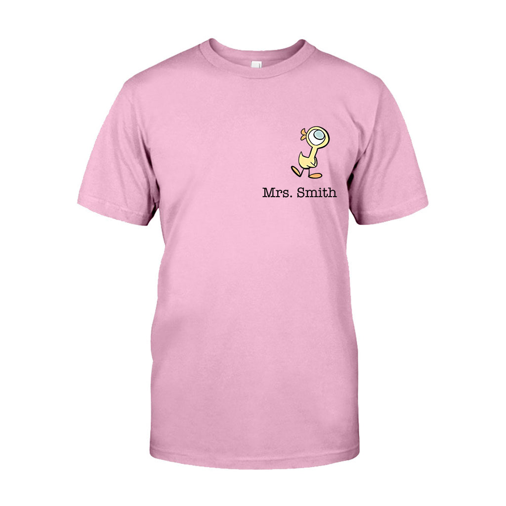 Back To School - Personalized Teacher T-shirt And Hoodie
