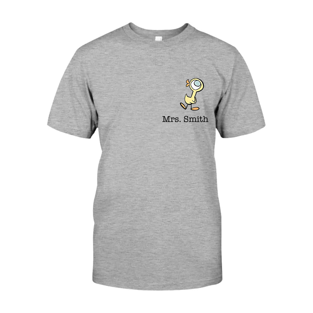 Back To School - Personalized Teacher T-shirt And Hoodie