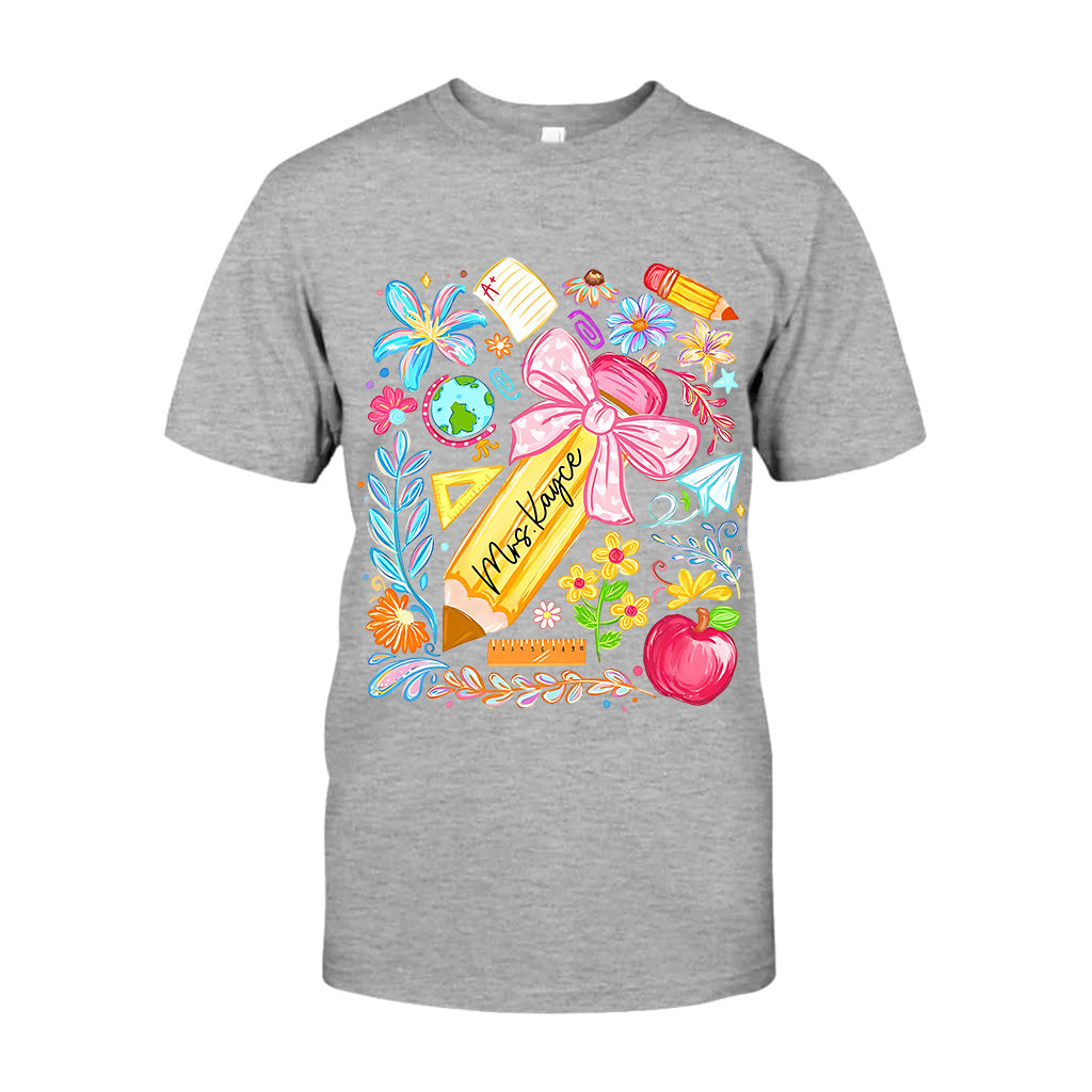 Back To School, Teacher Gift Idea - Personalized Teacher T-shirt And Hoodie