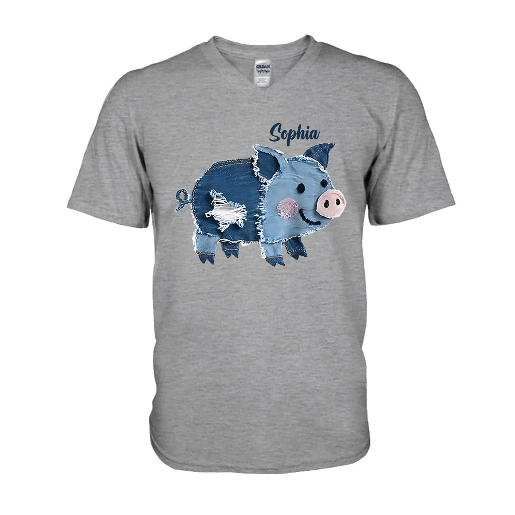 Adorable Pig - Personalized Pig Lover T-shirt And Hoodie