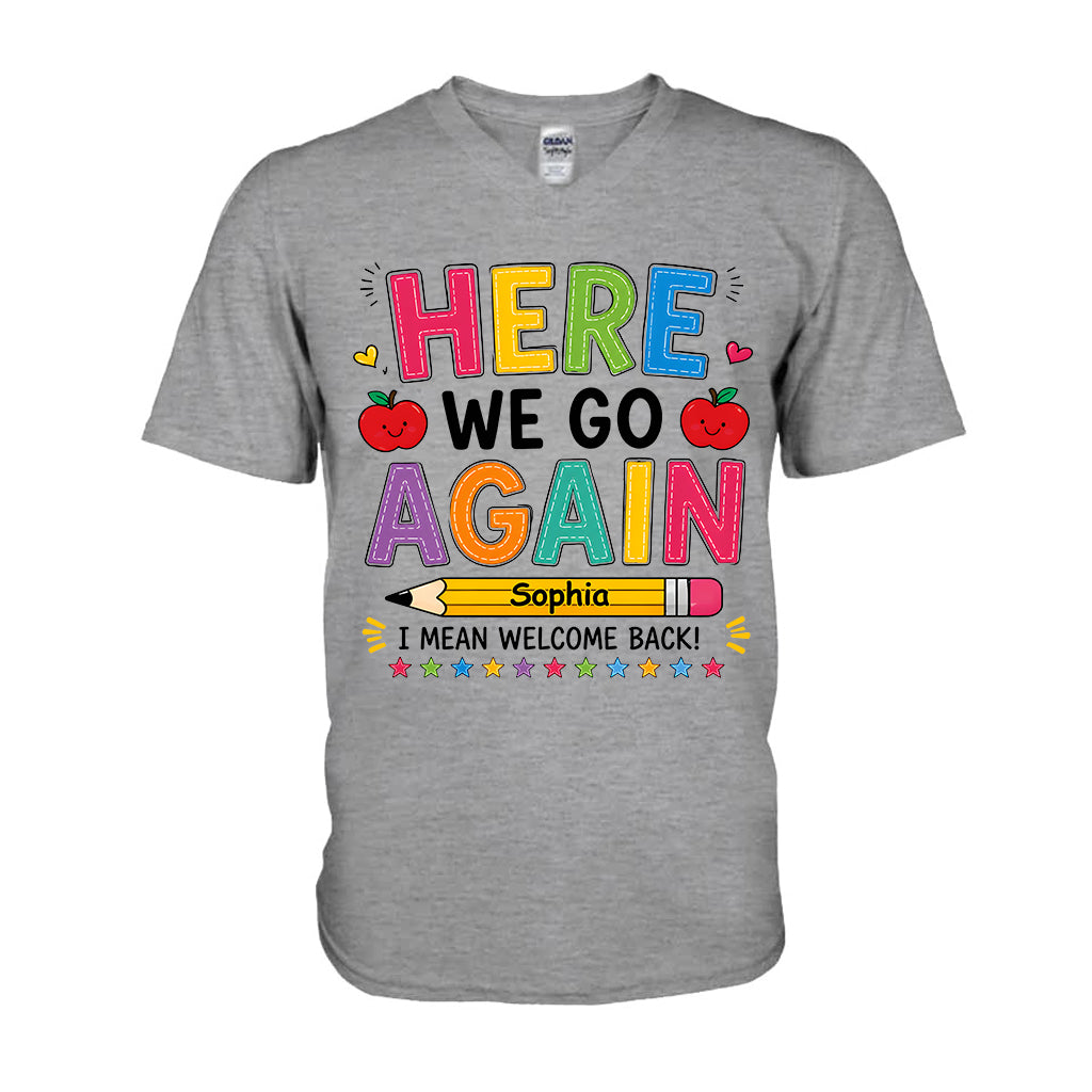 Back To School, Teacher Gift Idea - Personalized Teacher T-shirt And Hoodie
