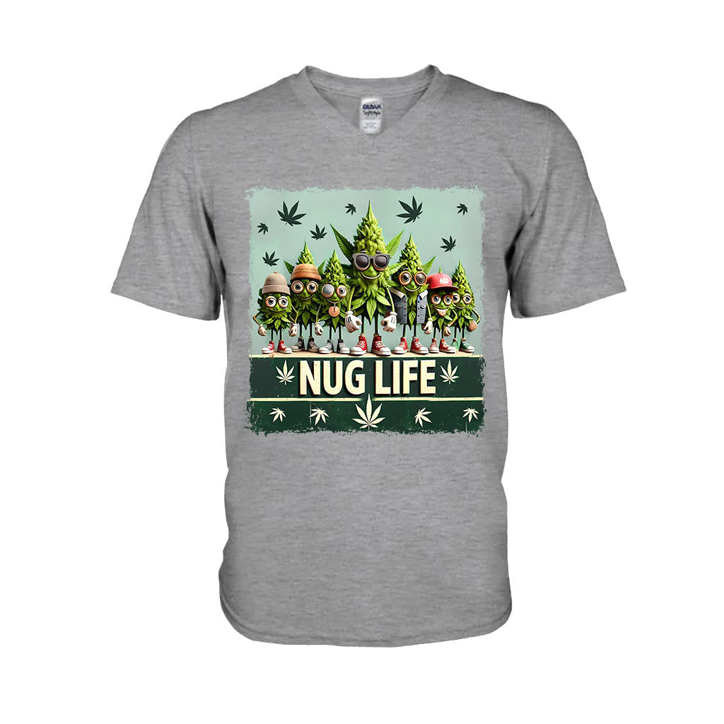 Nug Life - Weed T-shirt And Hoodie