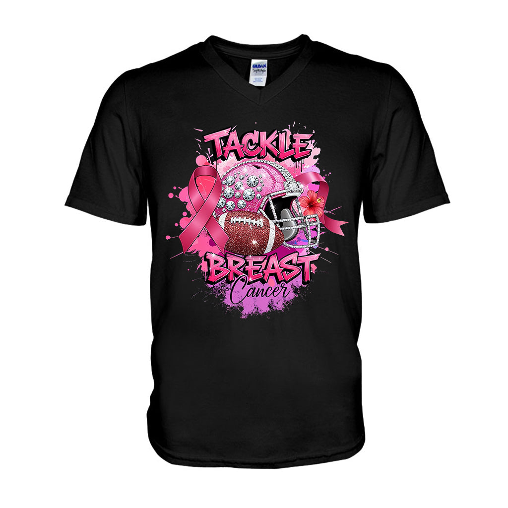 Tackle Breast Cancer - Breast Cancer Awareness T-shirt And Hoodie