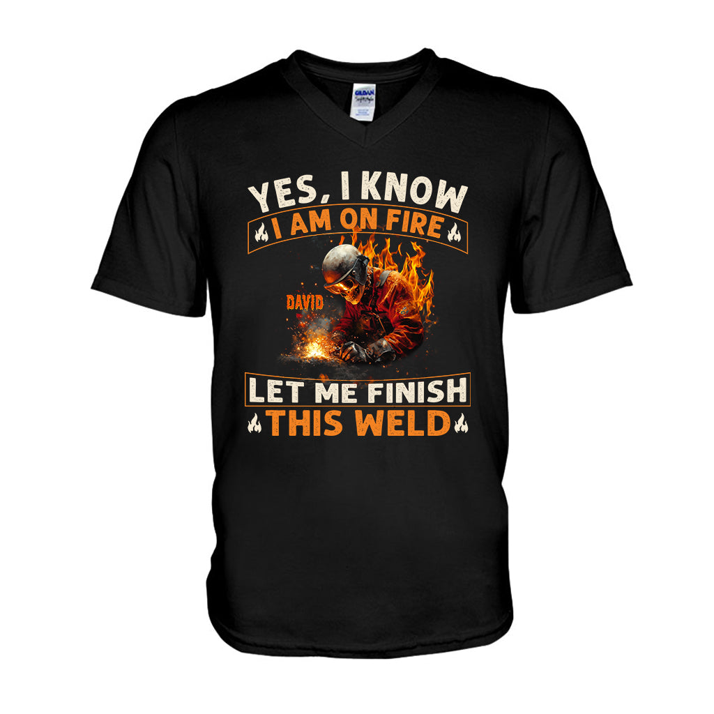 Gift For Welder Man - Personalized Welder T-shirt And Hoodie