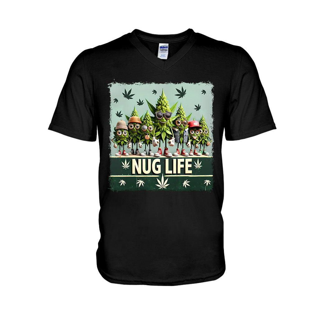 Nug Life - Weed T-shirt And Hoodie