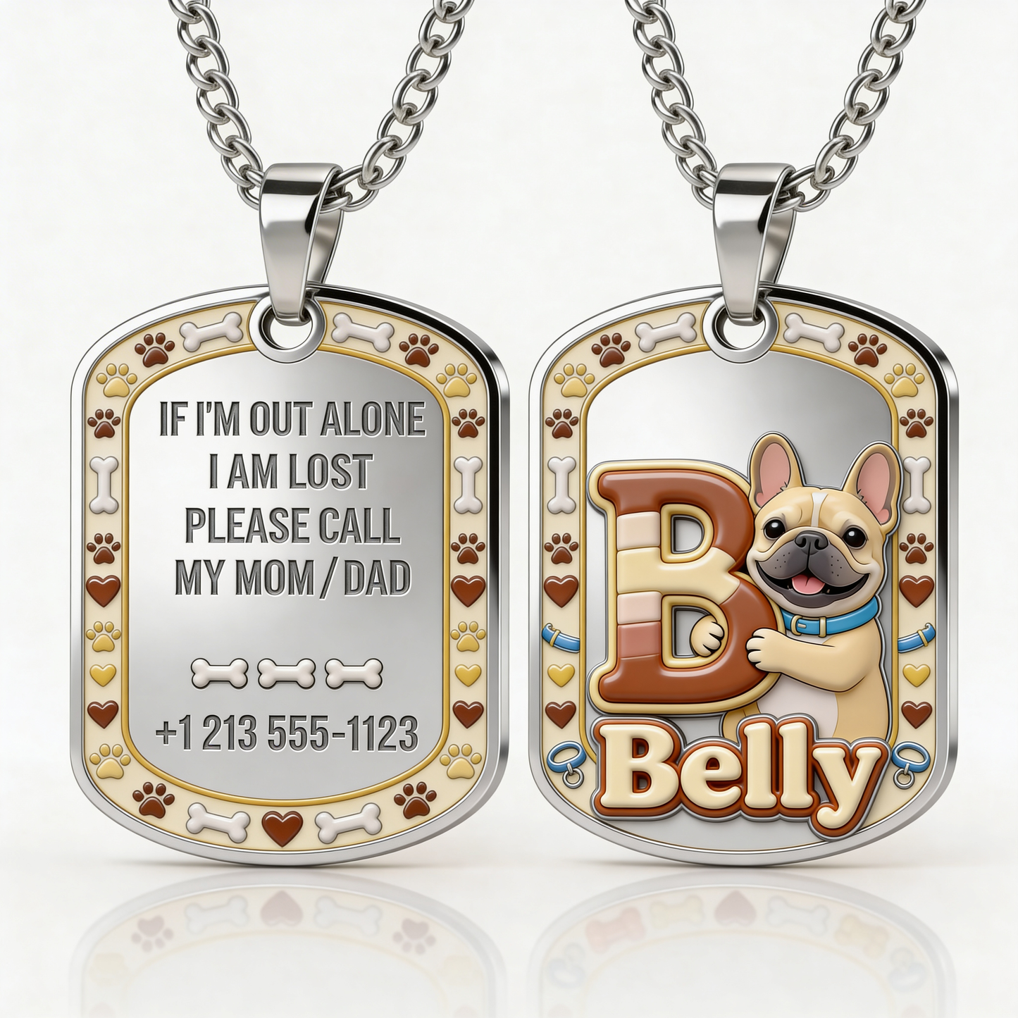 Pets ID - Personalized Dog Tag Necklace