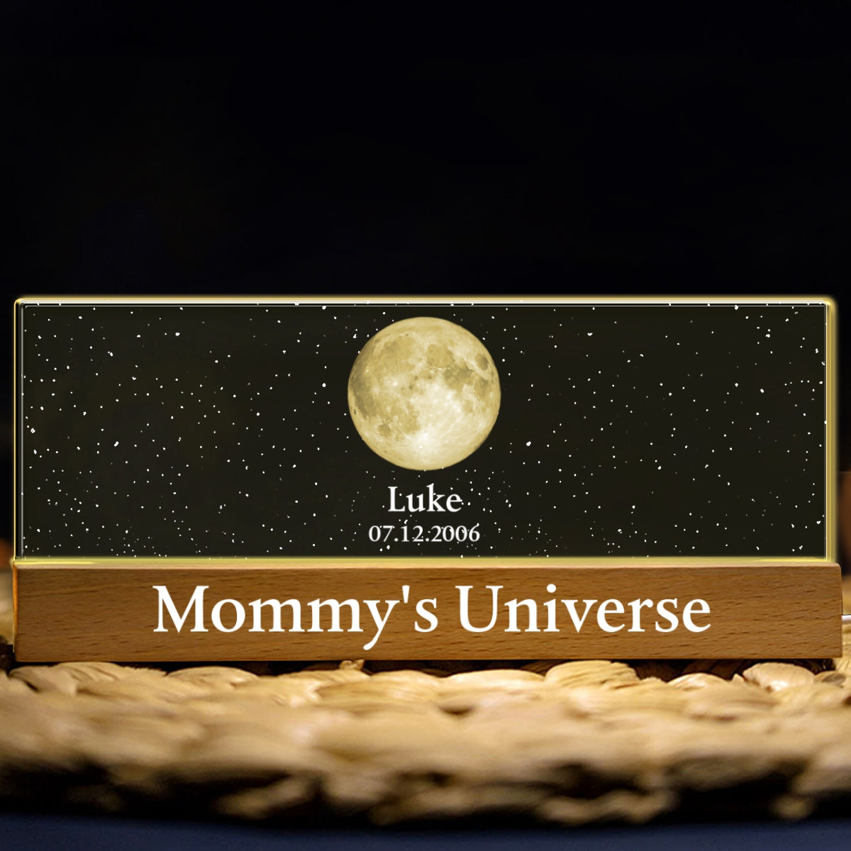 Mommy's Universe - Personalized Mother Custom LED Night Light