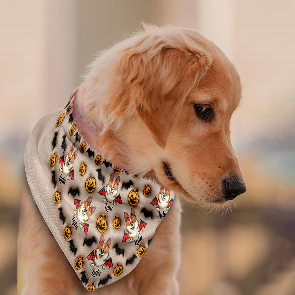 Halloween Cute Dog - Personalized Dog Pet Bandana