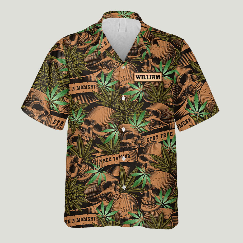 Free Your Mind - Personalized Weed Hawaiian Shirt