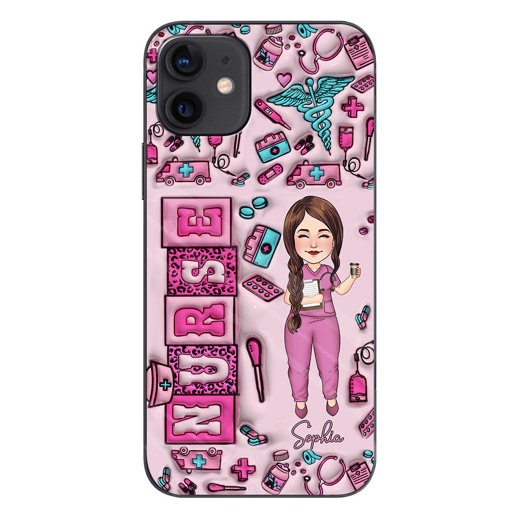 Nurse Life - Personalized Nurse Clear Phone Case