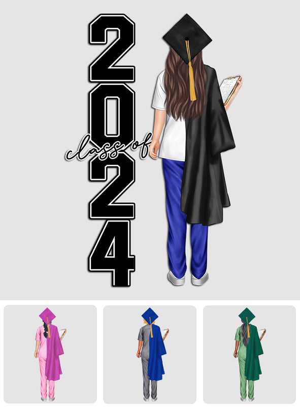 Class Of 2024 - Personalized Graduation Decal Die Cut