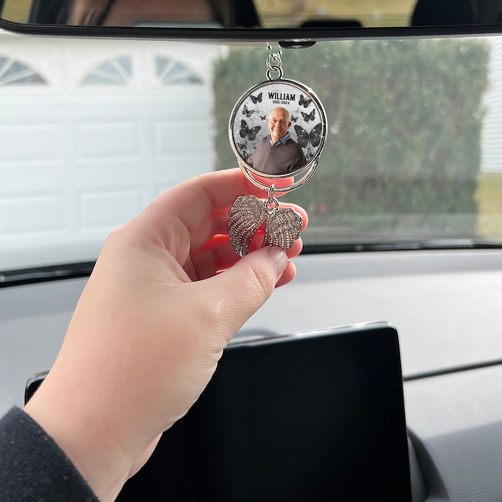 Your Life Was A Blessing - Personalized Memorial Wings Ornament