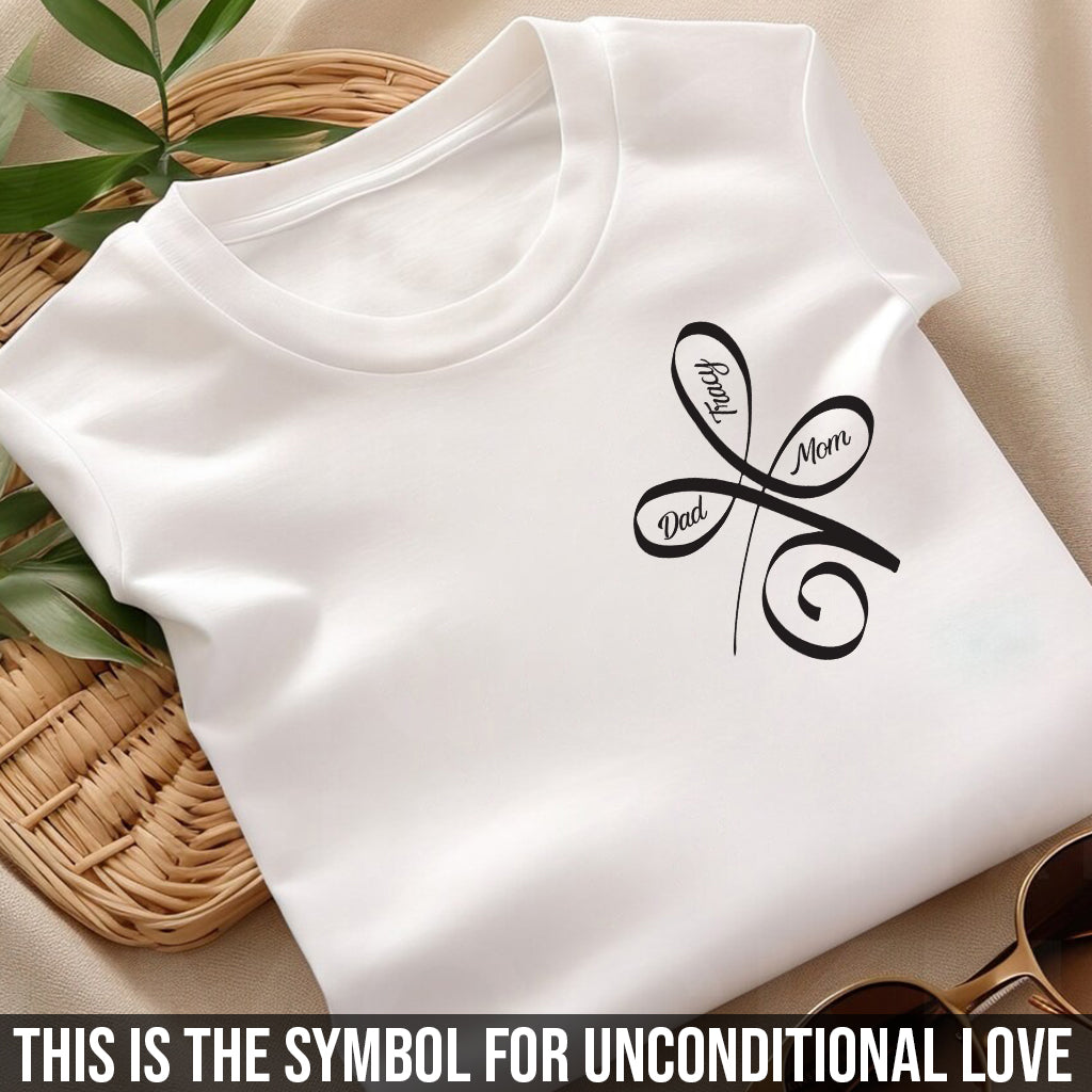 Unconditional Love - Personalized Family T-shirt And Hoodie