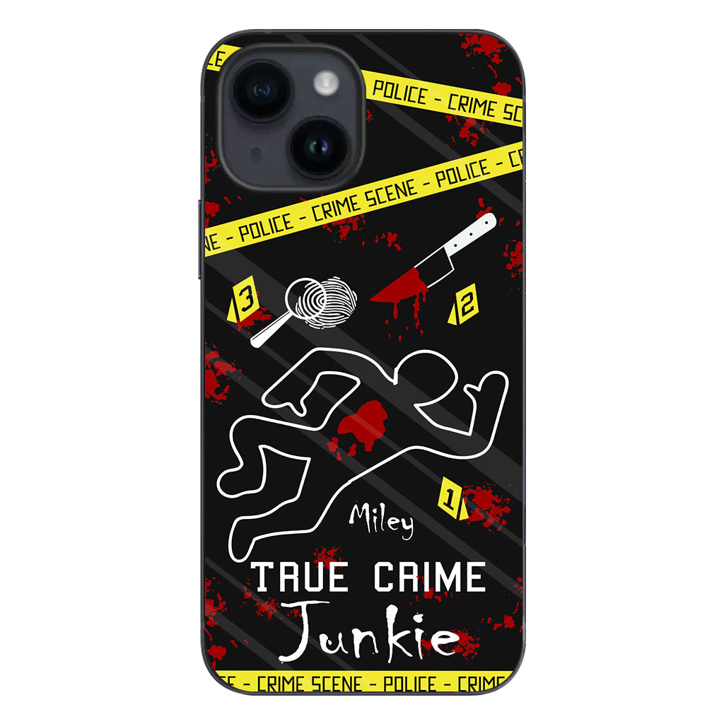 True Crime Junkie - Personalized Phone Case