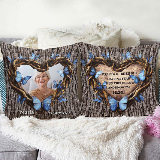 Hug This Pillow - Personalized Memorial Throw Pillow