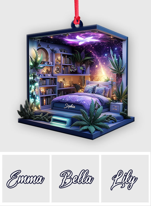 Magic Leaf Room - Personalized Weed Ornament