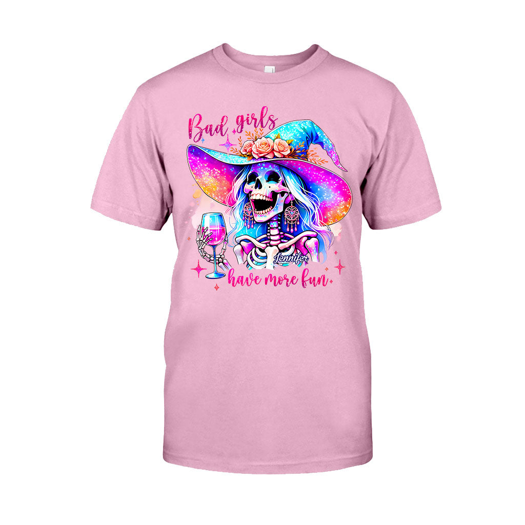 Bad Girls Have More Fun - Personalized Witch T-shirt And Hoodie