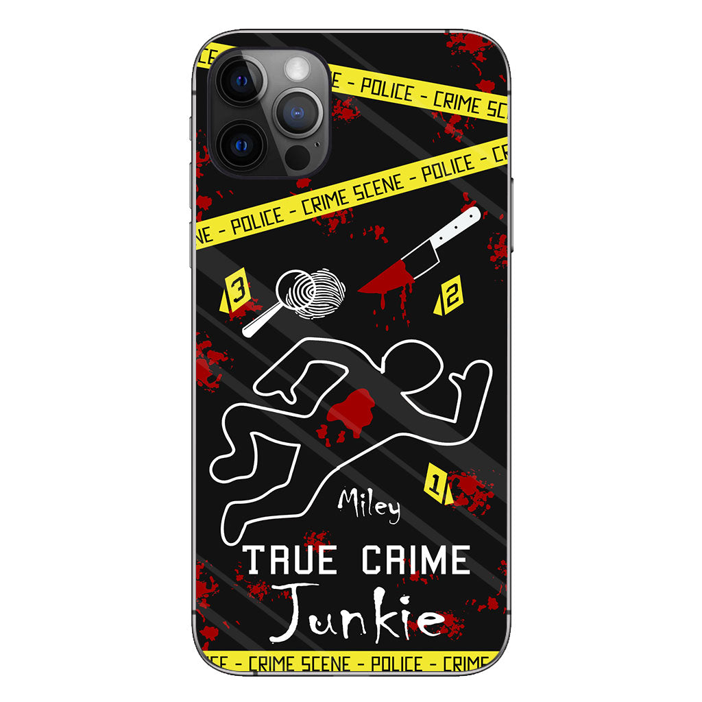 True Crime Junkie - Personalized Phone Case