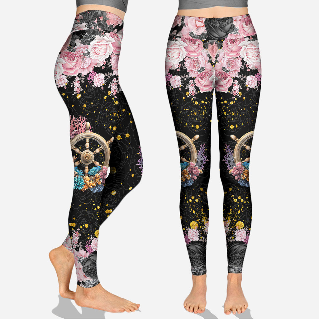 Time To Get Ship Faced - Personalized Cruising Cross Tank Top and Leggings