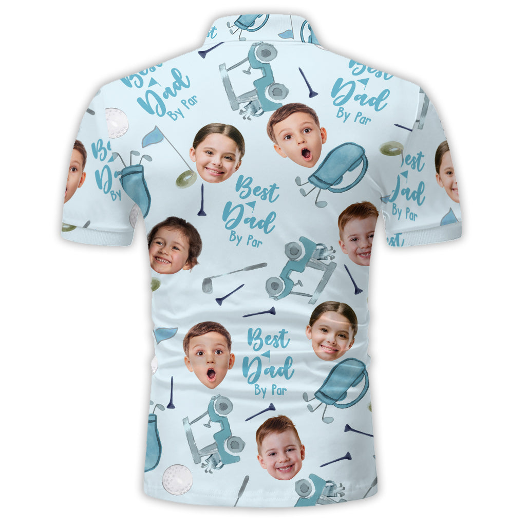 Best Dad By Par - Personalized Golf Polo Shirt